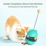 Juguete Interactivo Tambaleante para Gato – Con Dispensador de Comida