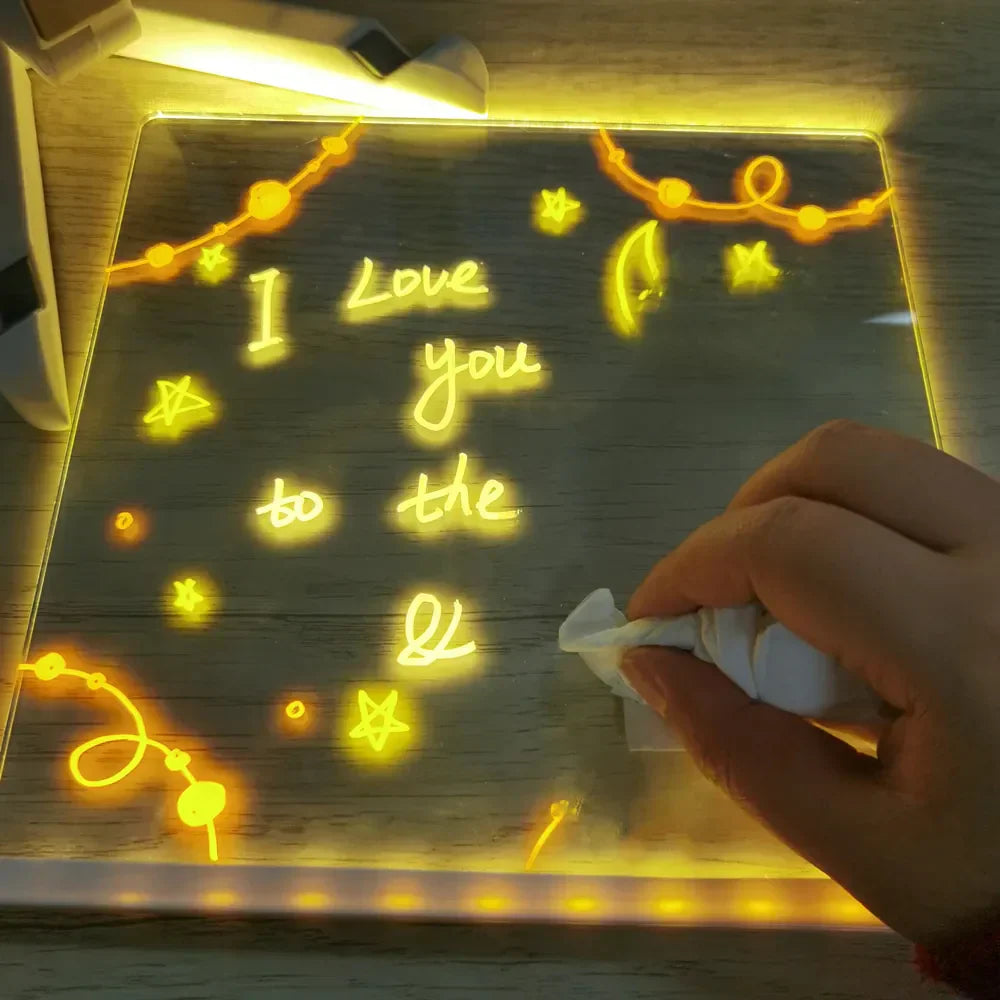Pizarra Mágica | Tablero de Dibujo LED Brillante
